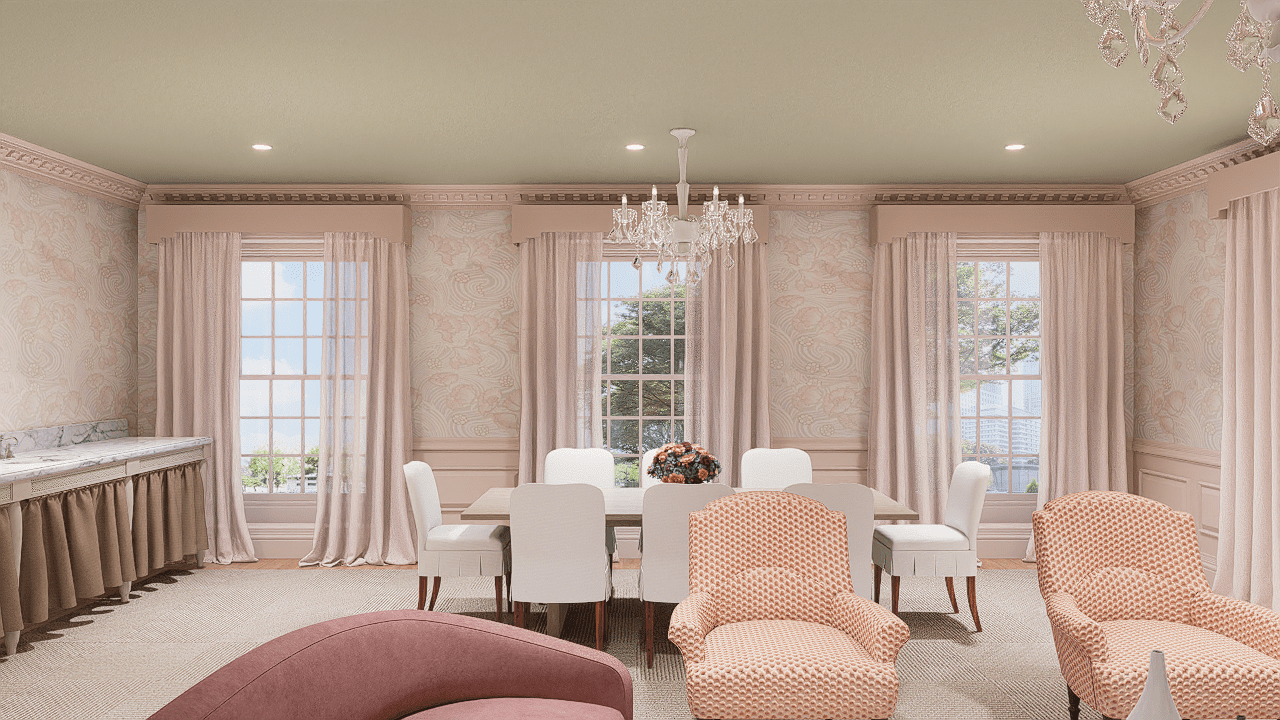 Bridal Suite 3d Rendering