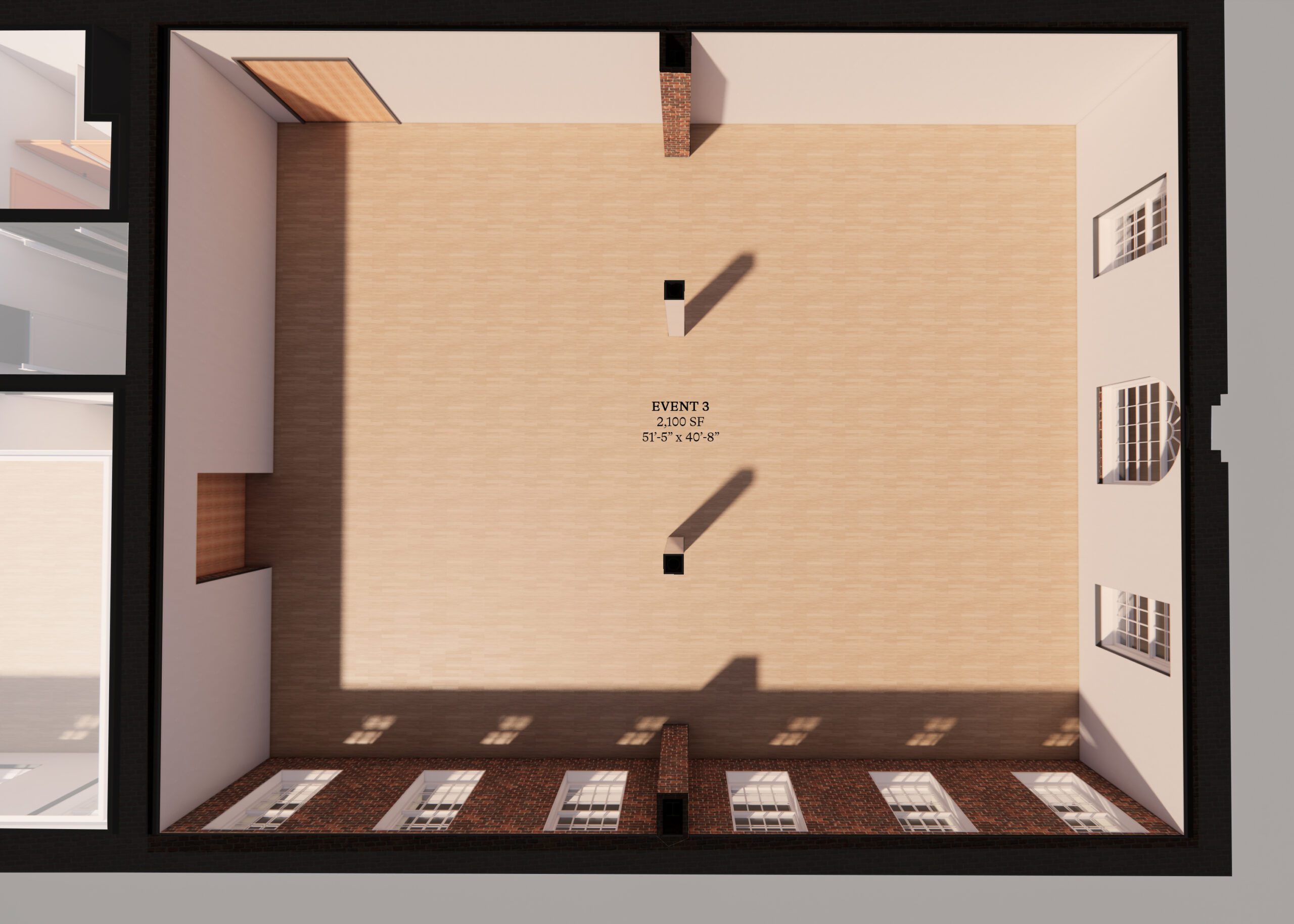 35 Prioleau - 3D Plan - Event 3