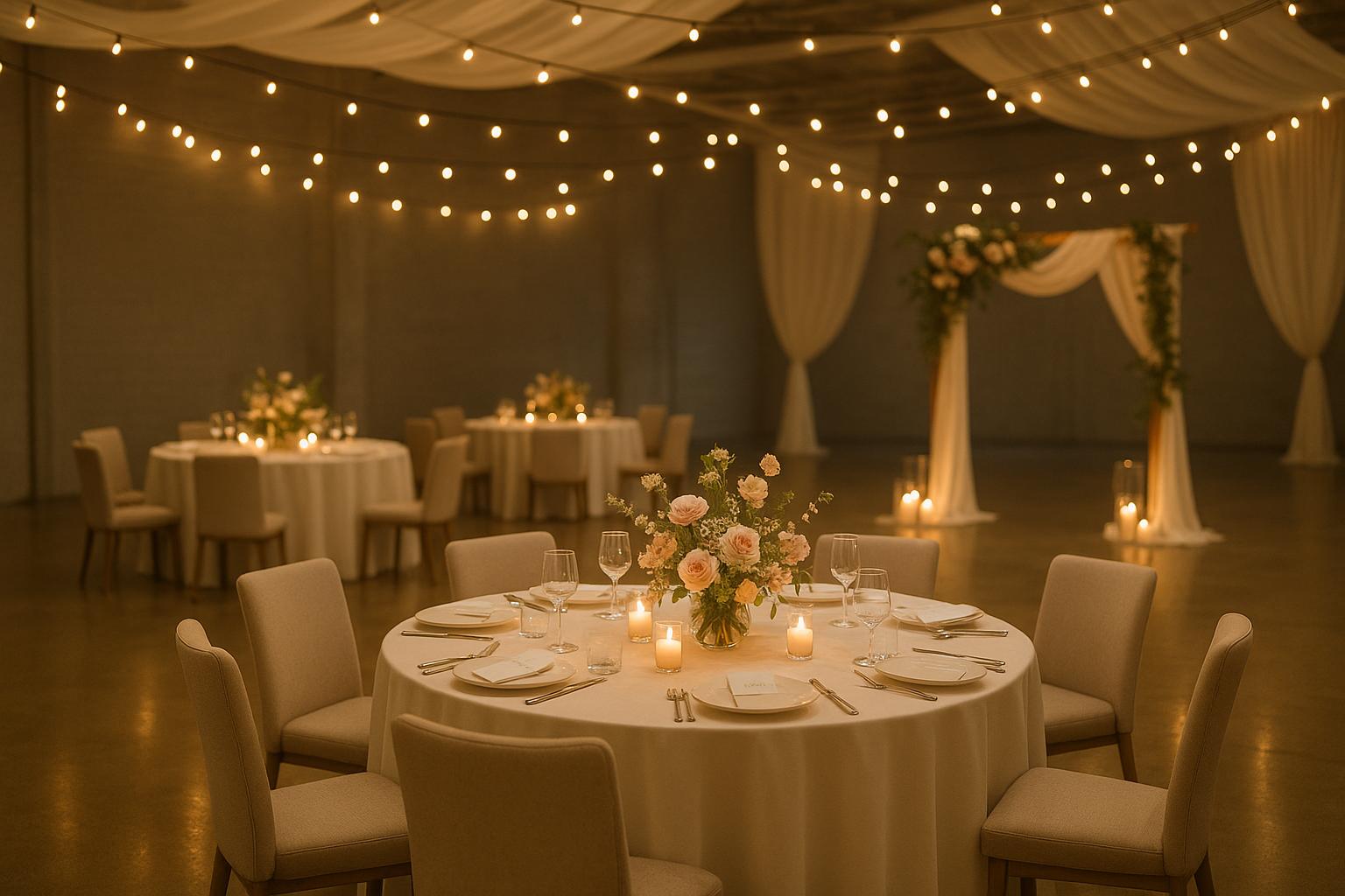 Transforming Large Spaces for Small Weddings: Tips